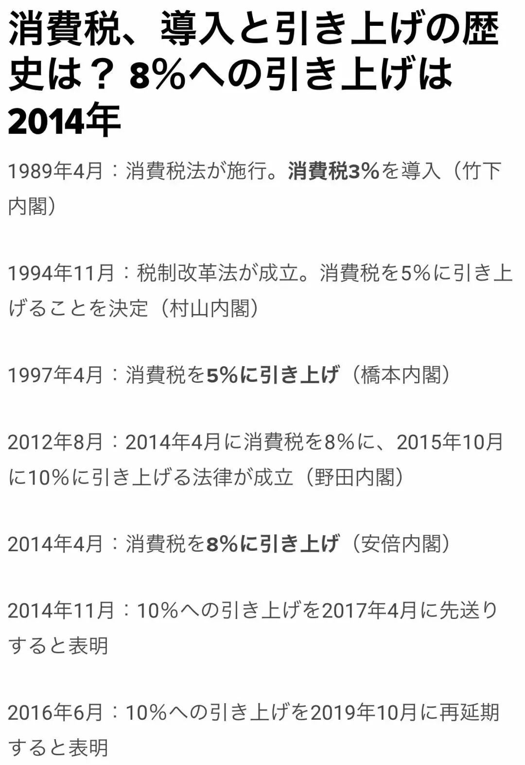 日本消费税8%提高到10%政策解读_日本消费税_日本消费税上调2019年10月1日