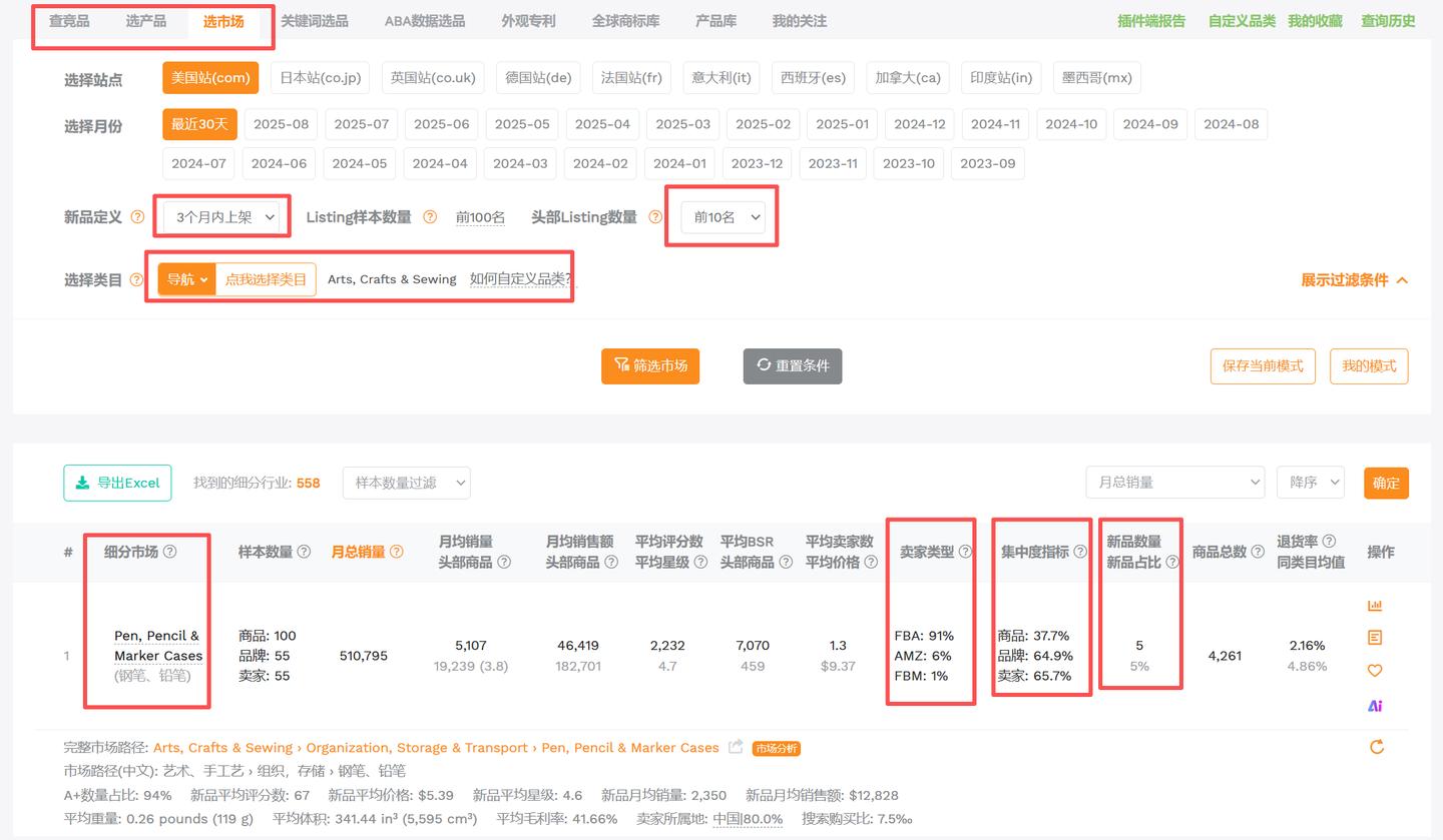 跨境电商选品_卖家精灵选品教程_亚马逊选品方法
