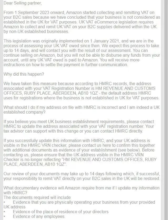 英国VAT税号被查_亚马逊B2C增值税政策_英国VAT