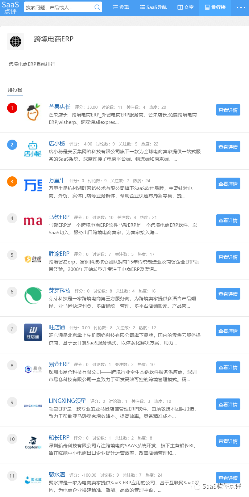 芒果店长ERP评价_芒果店长ERP_跨境电商ERP排行榜