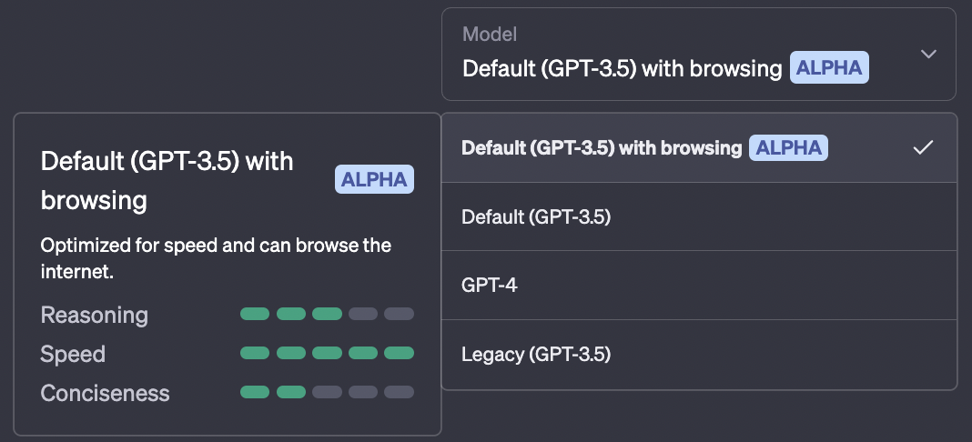 ChatGPT联网插件OpenAI灰度测试_GPT-3.5 with browsing功能评测_GPT-3.5