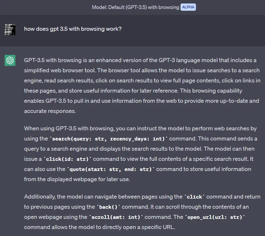 GPT-3.5_ChatGPT联网插件OpenAI灰度测试_GPT-3.5 with browsing功能评测
