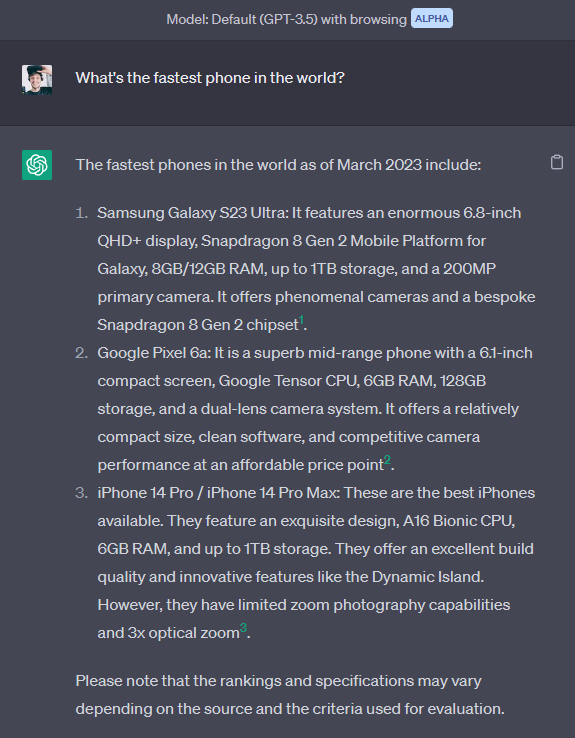 ChatGPT联网插件OpenAI灰度测试_GPT-3.5 with browsing功能评测_GPT-3.5