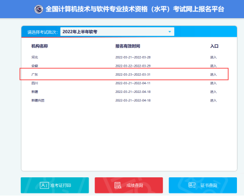 中国计算机技术职业资格网报考流程_系统集成_广东软考报名步骤