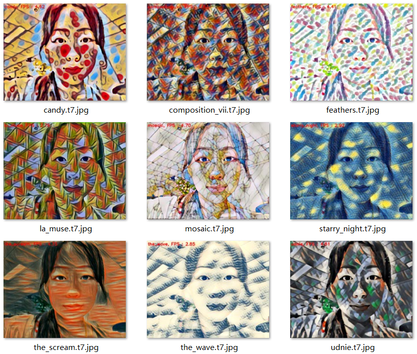 风格迁移_OpenCV4风格迁移模型_图像风格转换预训练模型