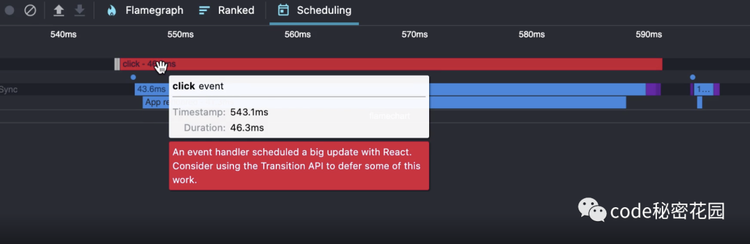 性能分析_React 18 Performance Analysis Tool_React Scheduling Profiler
