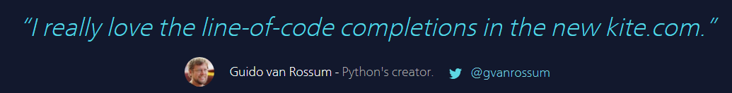 Kite Intelligent Snippets Python代码自动补全效率提升_代码补全_Kite集成搜索功能800库解释代码demo