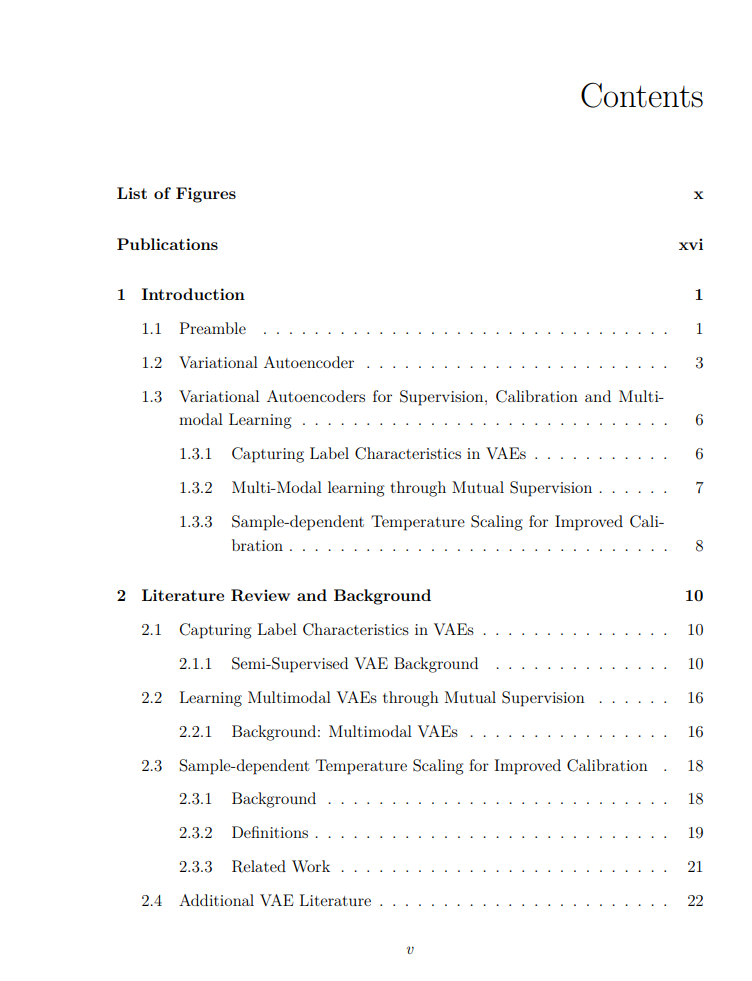 【牛津大学博士论文】变分自编码器: 监督、校准和多模态学习的变分自编码器，179页pdf